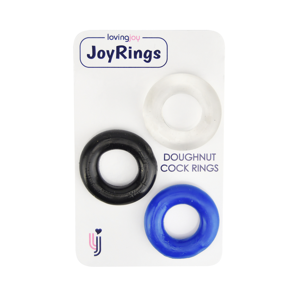 JoyRings Doughnut Cock Rings (3 Pack) - Image 3