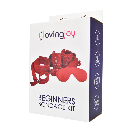 Loving Joy Beginner's Bondage Kit Red (8 Piece) - Image 11