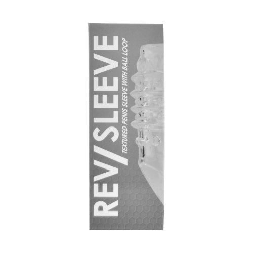 Rev-Sleeves Textured Penis Sleeve with Ball Loop - Image 5