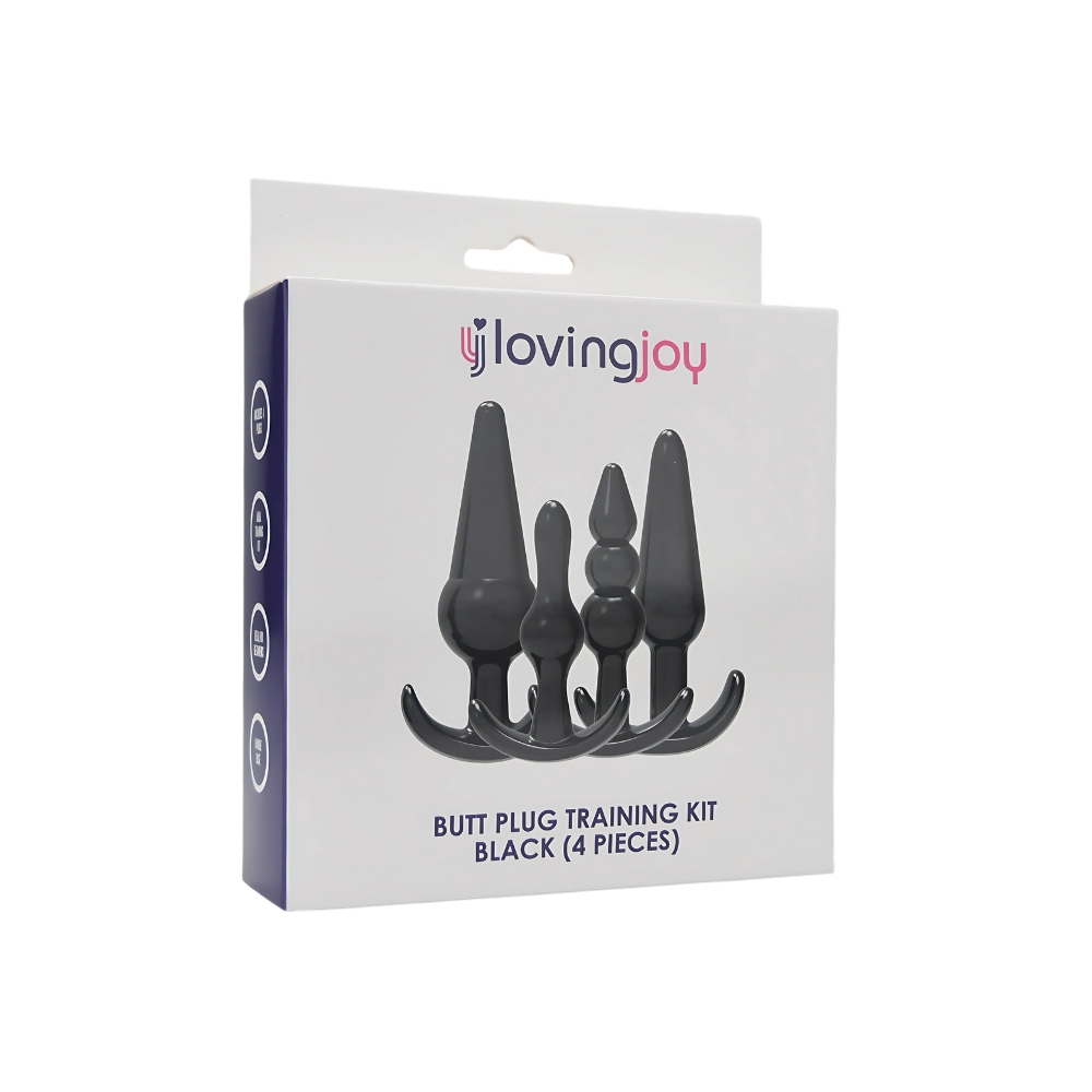 Loving Joy Butt Plug Training Kit Black - Image 11