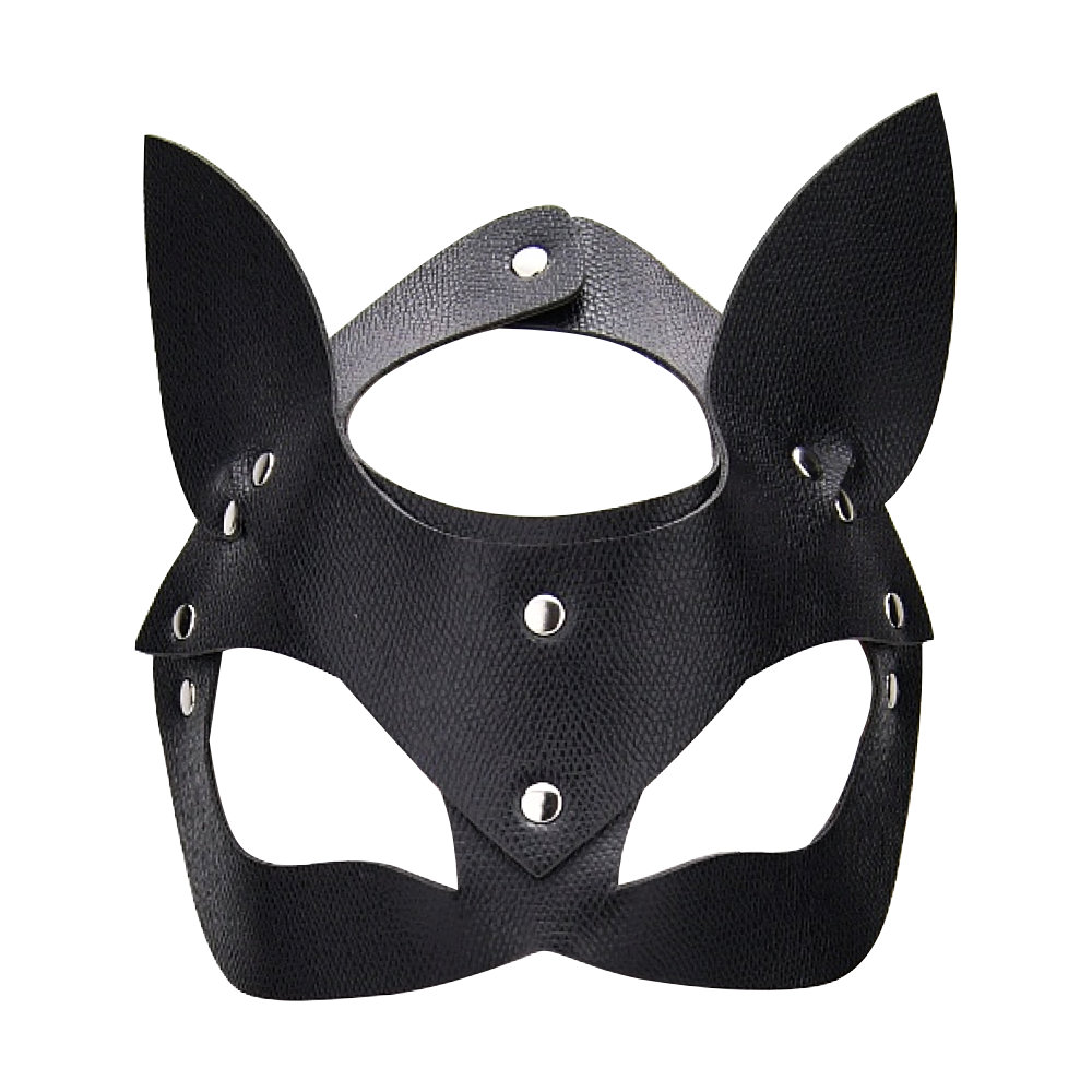 Bound to Play Kitty Cat Face Mask Black - Image 2