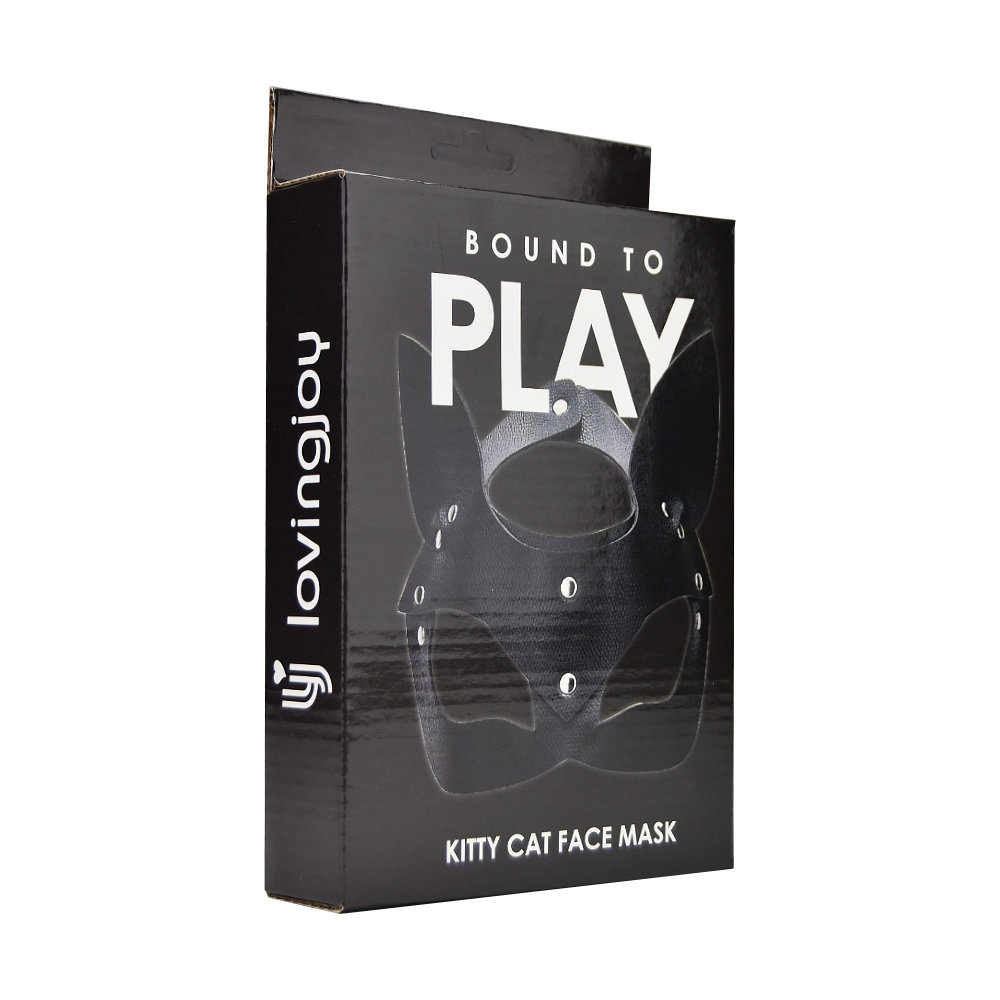 Bound to Play Kitty Cat Face Mask Black - Image 5