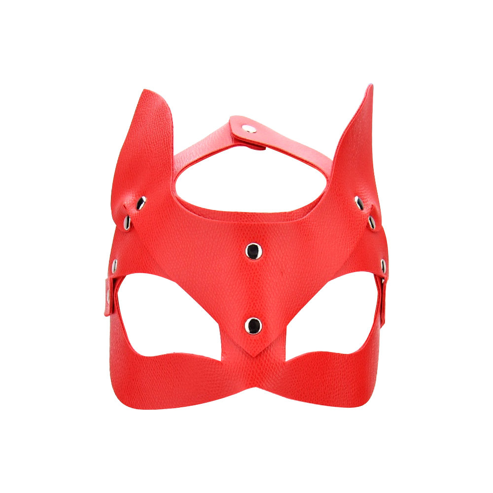 Bound to Play Kitty Cat Face Mask Red - Image 2