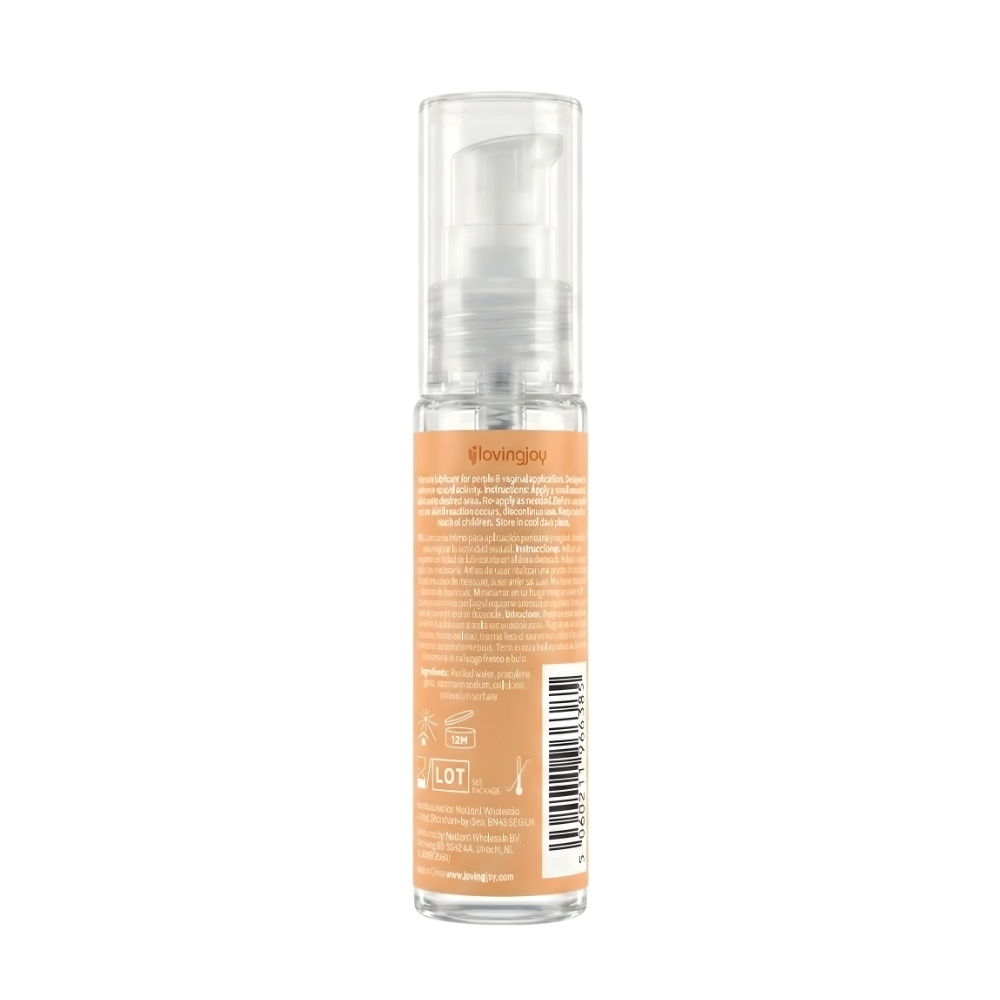 Loving Joy Peach Flavoured Lubricant 30ml - Image 2