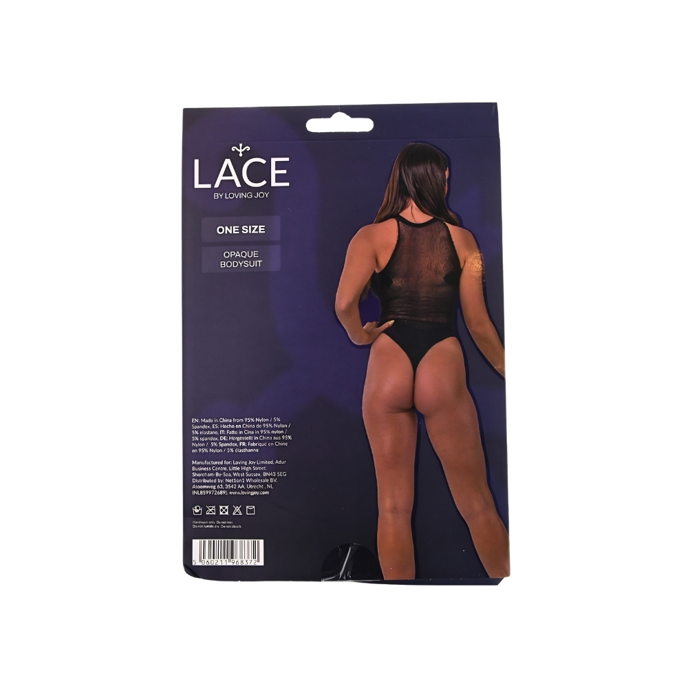 Lace by LJ Opaque Bodysuit Black - Image 7