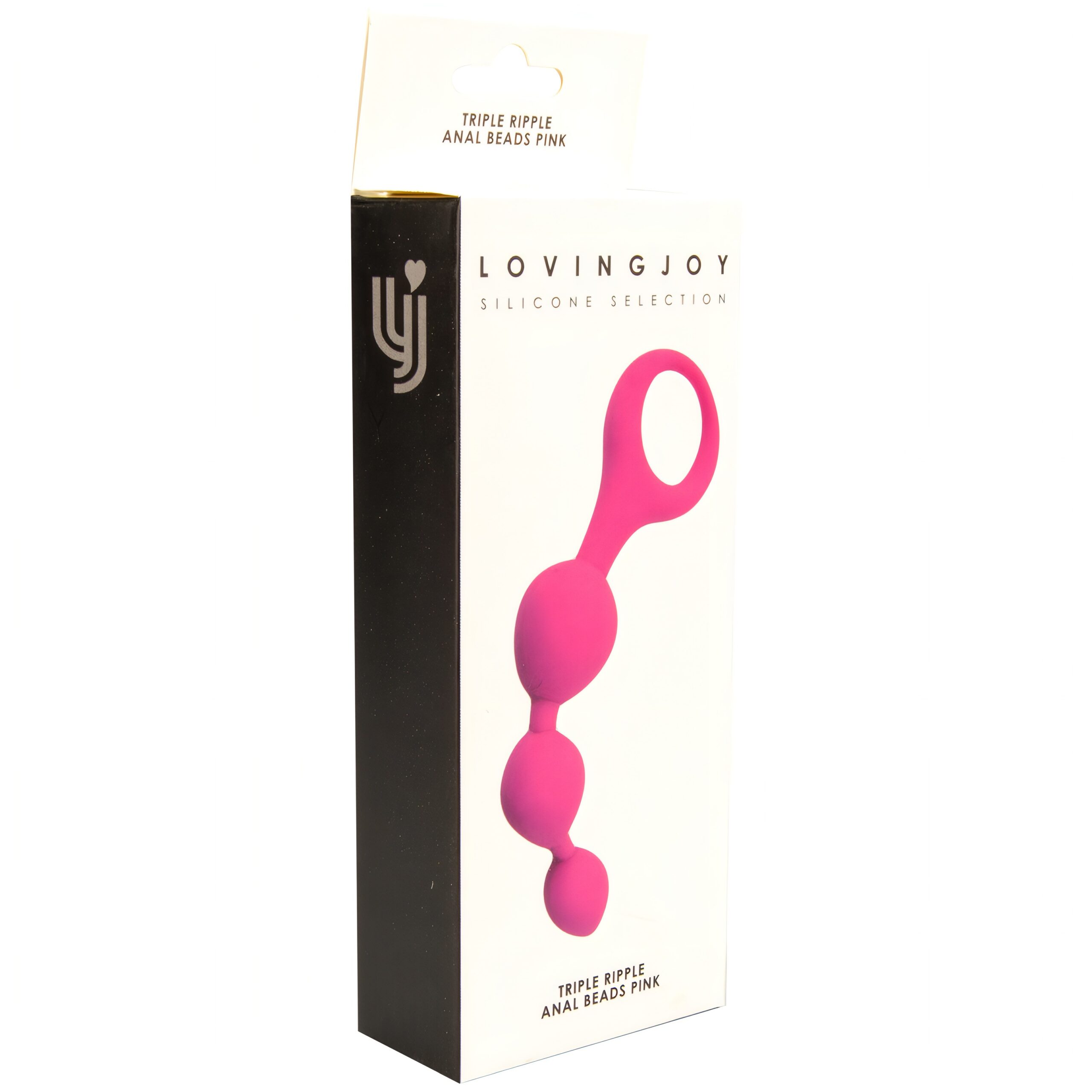 Loving Joy Triple Ripple Anal Beads-Pink - Image 8