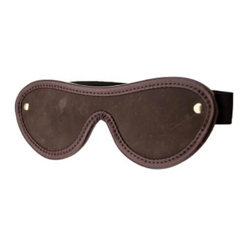 BOUND Nubuck Leather Blindfold - Image 2