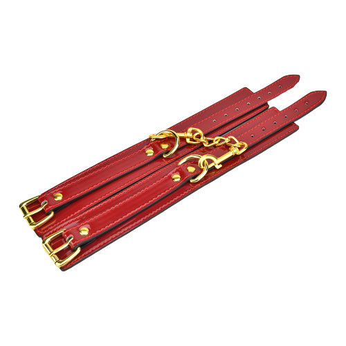 Bound to Please Red Ankle Cuffs - Image 2