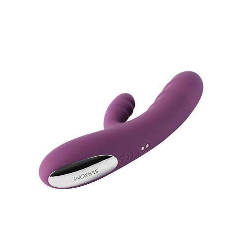 Svakom Avery Thrusting Vibrator with Clitoral Stimulator - Image 2
