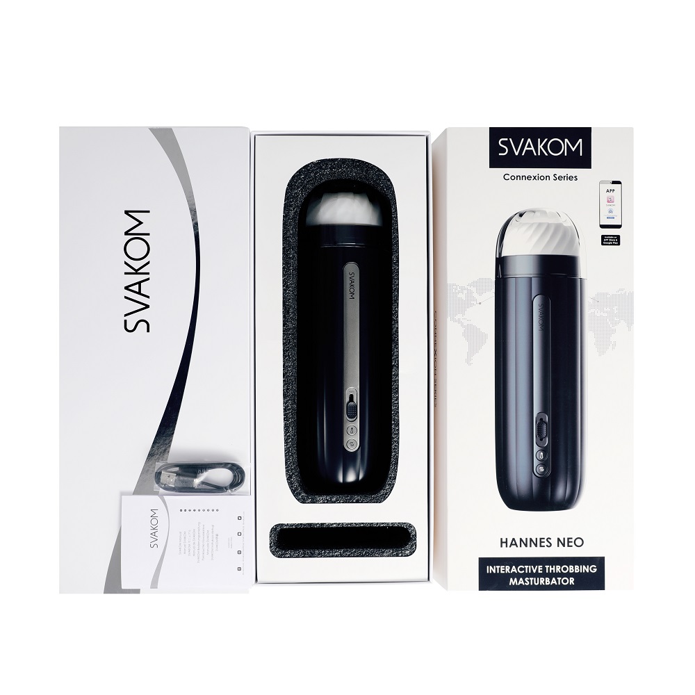 Svakom Hannes Neo Heat Vibrating Male Masturbator - Image 4