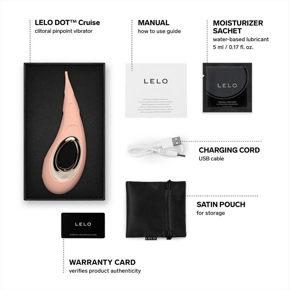 LELO Dot Cruise Clitoral Vibrator Peach Please - Image 6