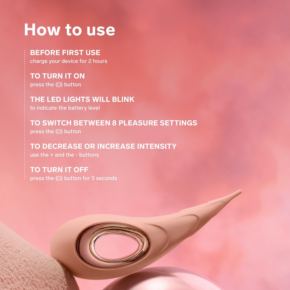LELO Dot Cruise Clitoral Vibrator Peach Please - Image 9