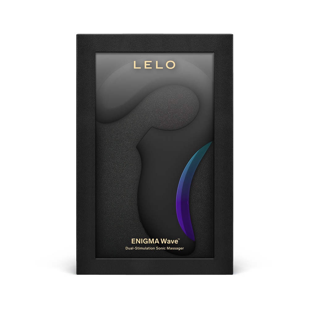 LELO Enigma Wave Dual Stimulation Sonic Massager Black - Image 3