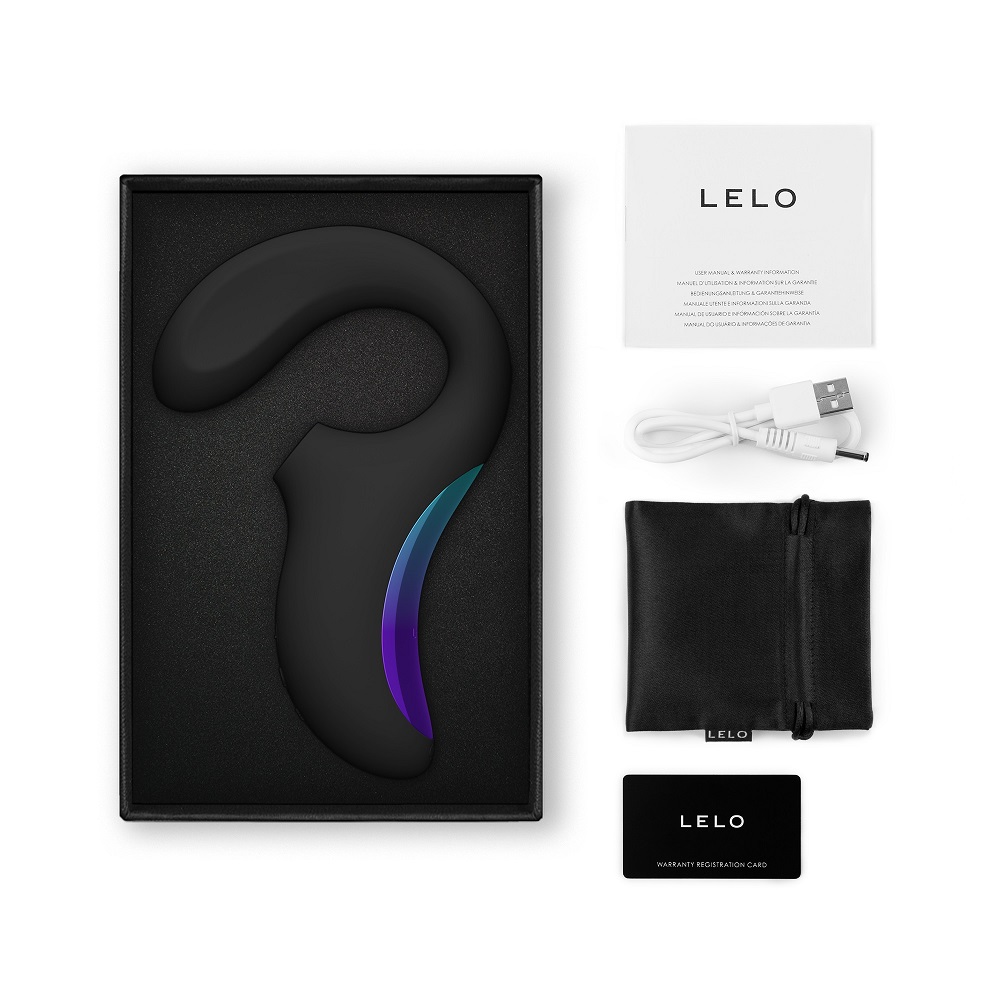 LELO Enigma Wave Dual Stimulation Sonic Massager Black - Image 4
