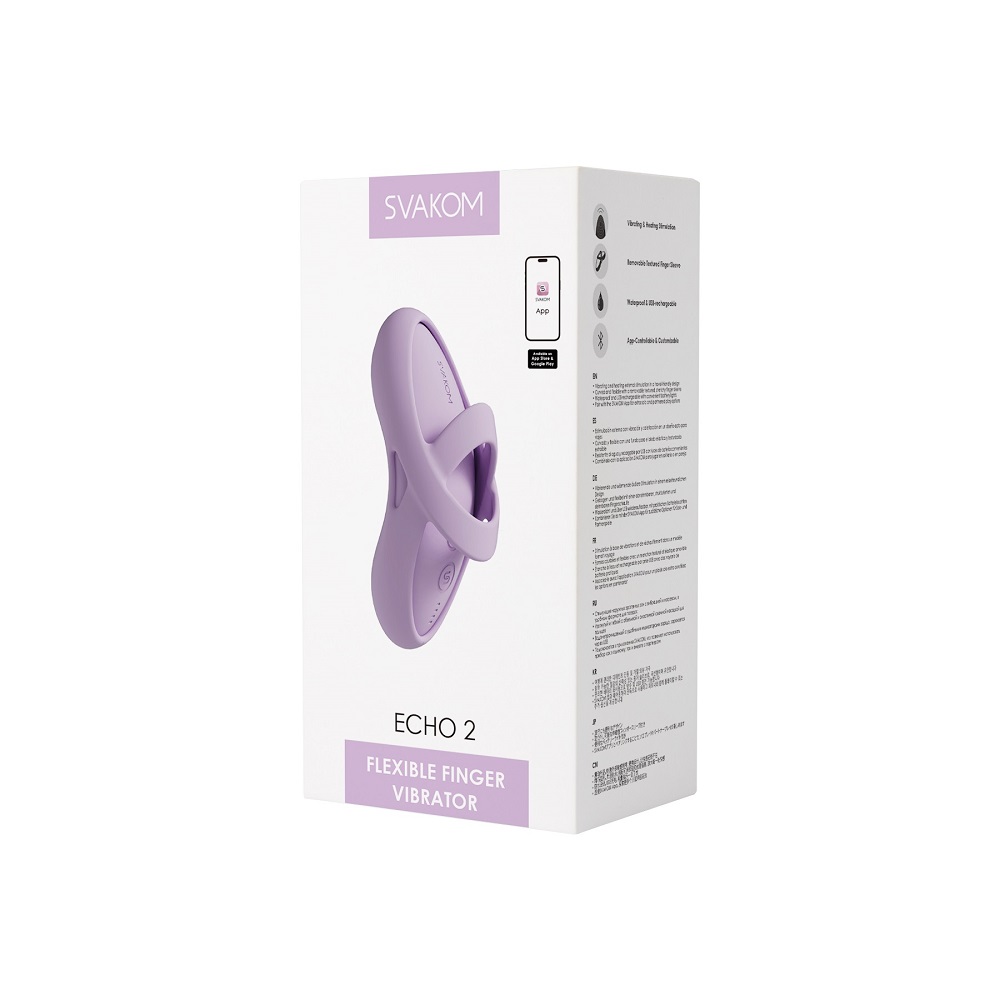 Svakom Echo 2 Finger Vibrator Lilac - Image 7