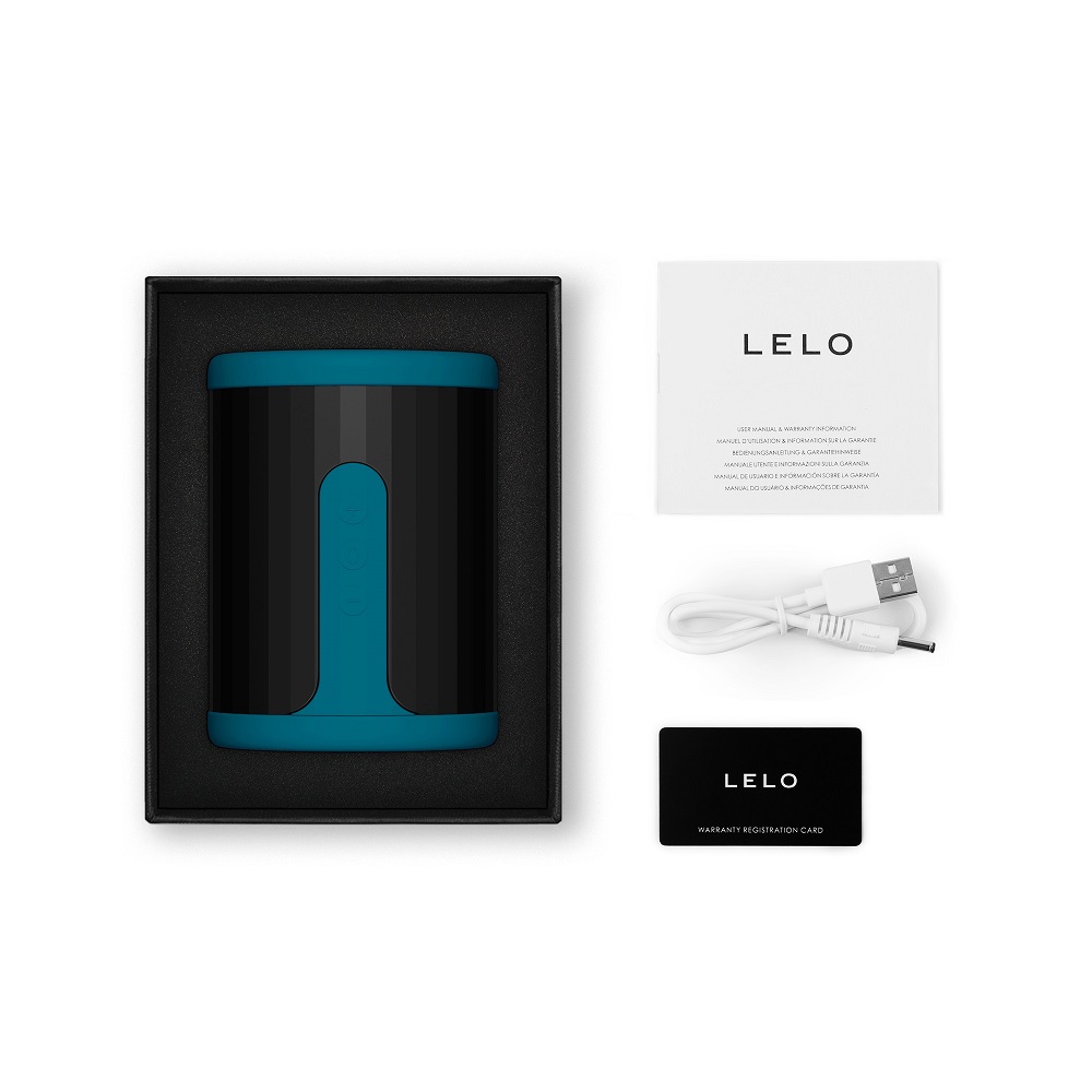 LELO F2 Stamina Trainer and Stroker Blue - Image 3