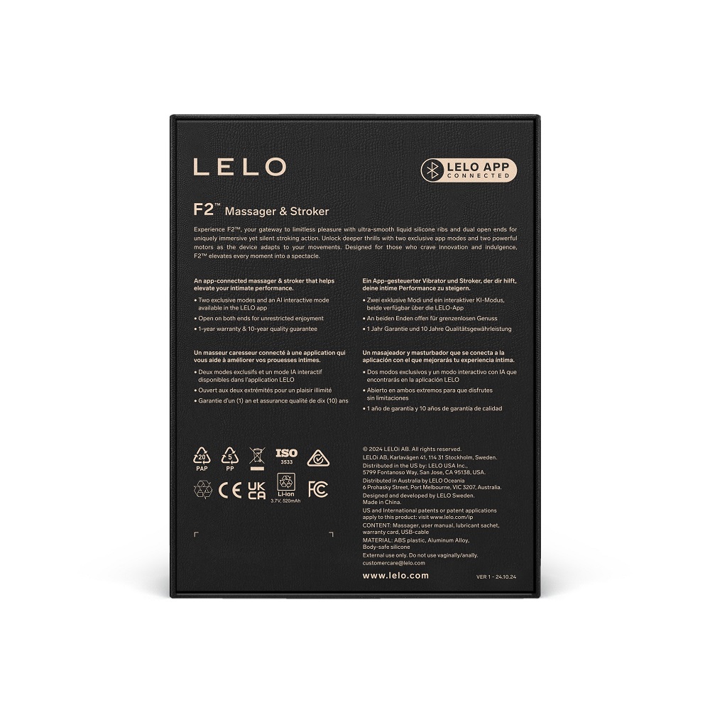LELO F2 Stamina Trainer and Stroker Blue - Image 4
