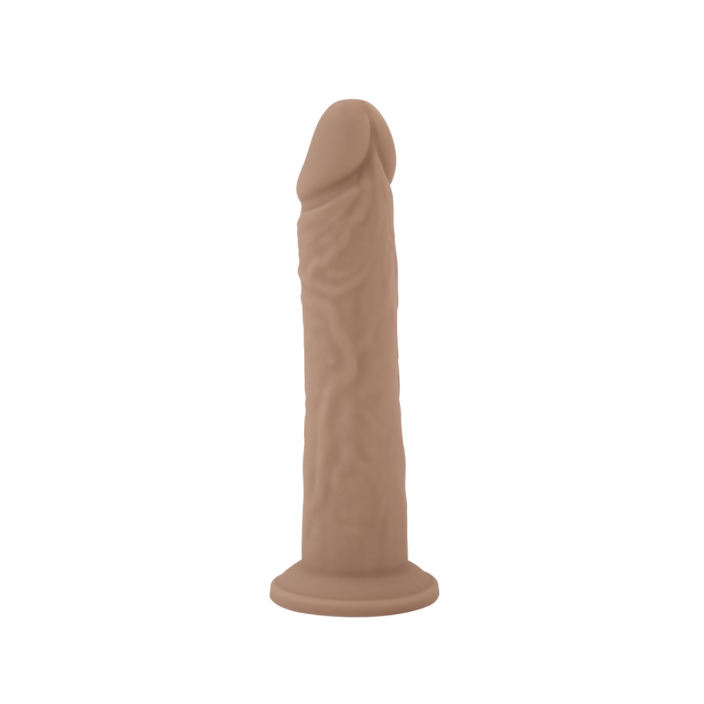 SilexD 8 inch Realistic Liquid Silicone Dildo with Suction Cup