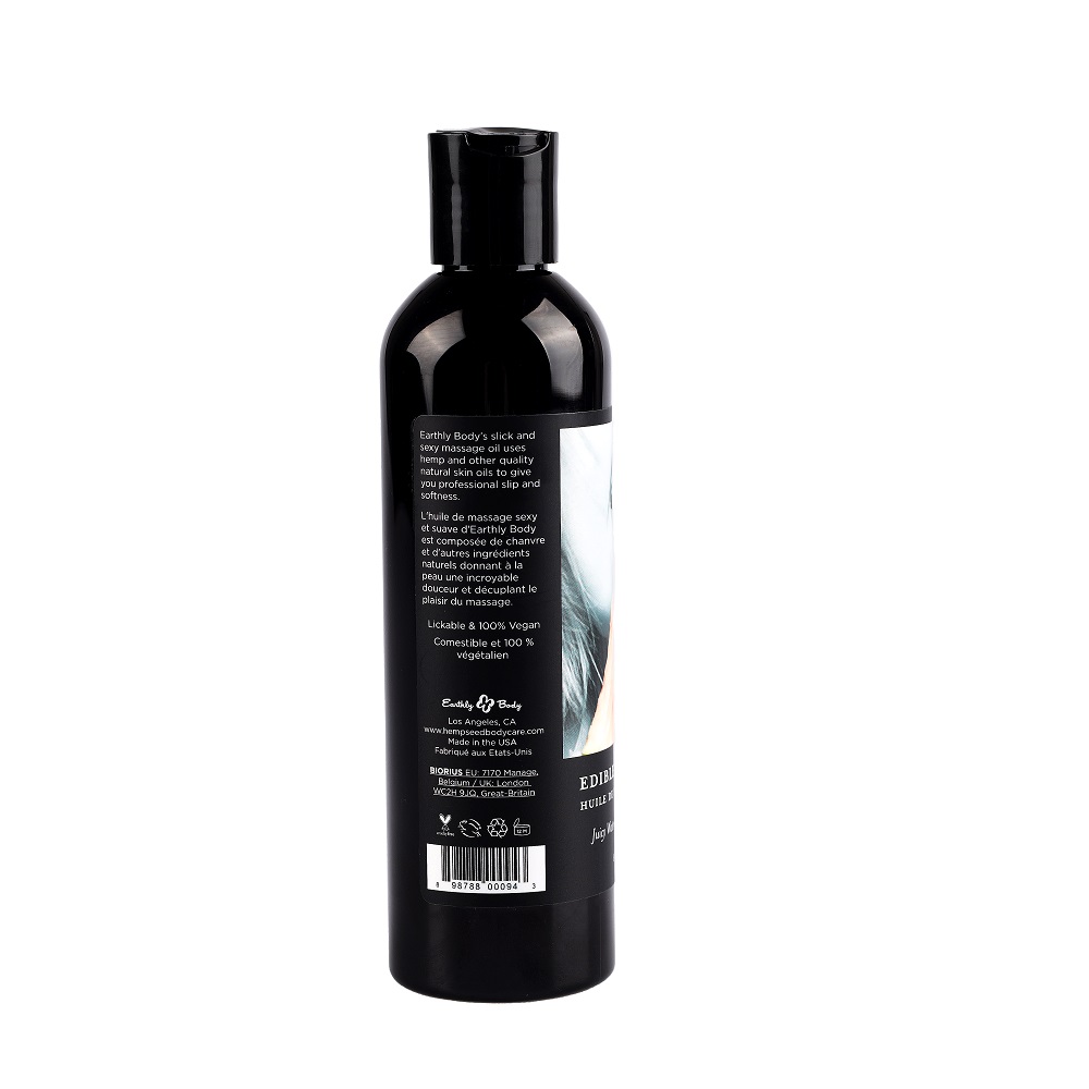 Earthly Body Edible Massage Oil - Vanilla - Image 6