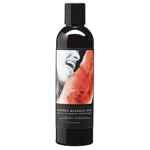 Earthly Body Edible Massage Oil - Vanilla - Image 2