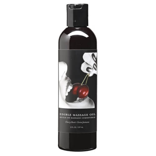 Earthly Body Edible Massage Oil - Vanilla - Image 4