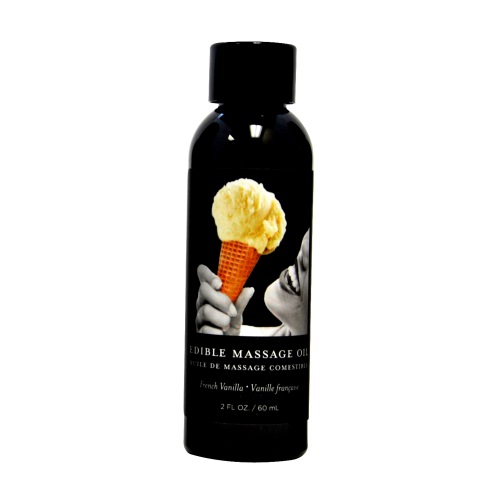 Earthly Body Edible Massage Oil 2oz - Cherry - Image 2