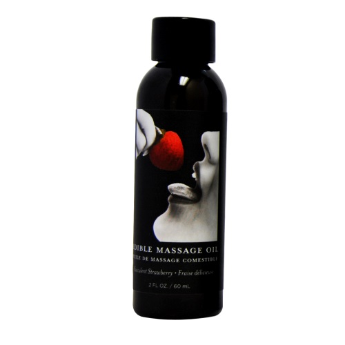 Earthly Body Edible Massage Oil 2oz - Cherry - Image 4