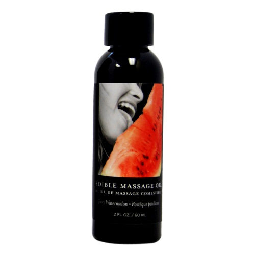 Earthly Body Edible Massage Oil 2oz - Cherry - Image 5