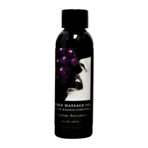 Earthly Body Edible Massage Oil 2oz - Cherry - Image 3