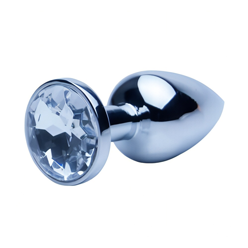 Precious Metals Silver Butt Plug-Small - Image 4