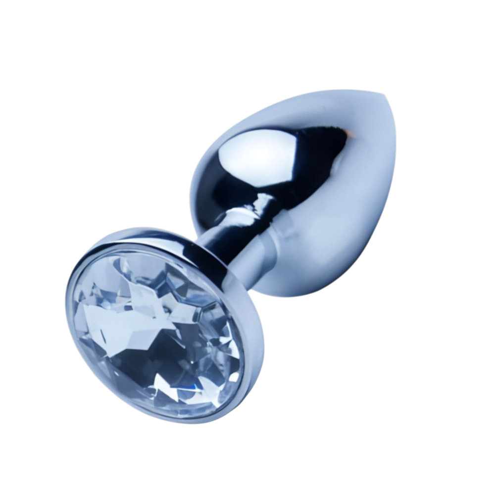 Precious Metals Silver Butt Plug-Small - Image 2