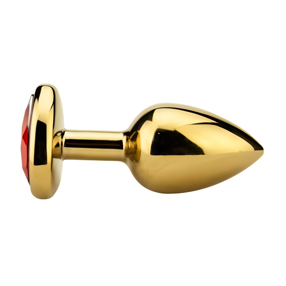 Precious Metals Heart Shaped Butt Plug-Gold - Image 7